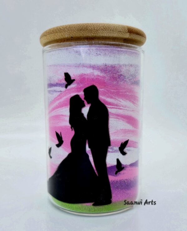 Couple Sand Art