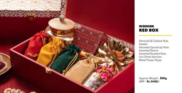WOODEN RED BOX