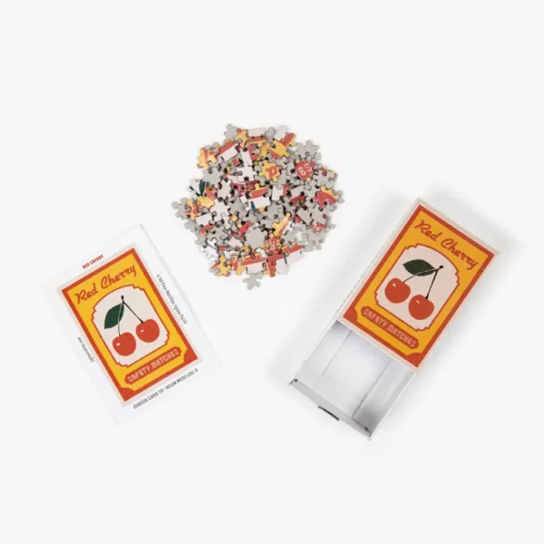Red Cherry | 99 pc Matchbox Jigsaw Puzzle - Image 4