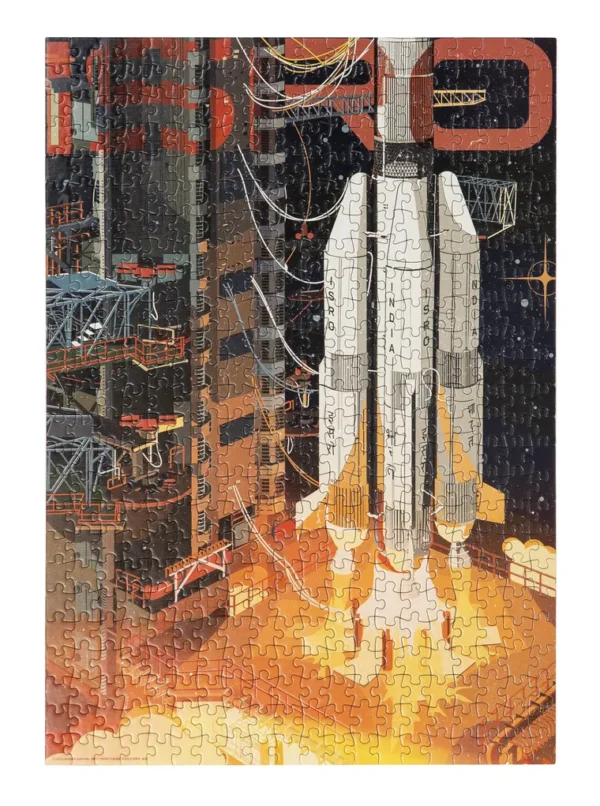 Night Launch GSLV MKII | 500 pc Jigsaw Puzzle - Image 2